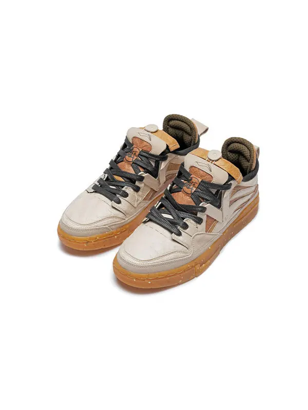 Кроссовки weiwu pro skate shoes Li-Ning — изображение 3 из 4, бежевый/бежевый