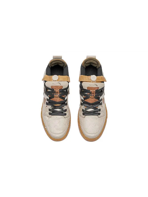 Кроссовки weiwu pro skate shoes Li-Ning — изображение 4 из 4, бежевый/бежевый