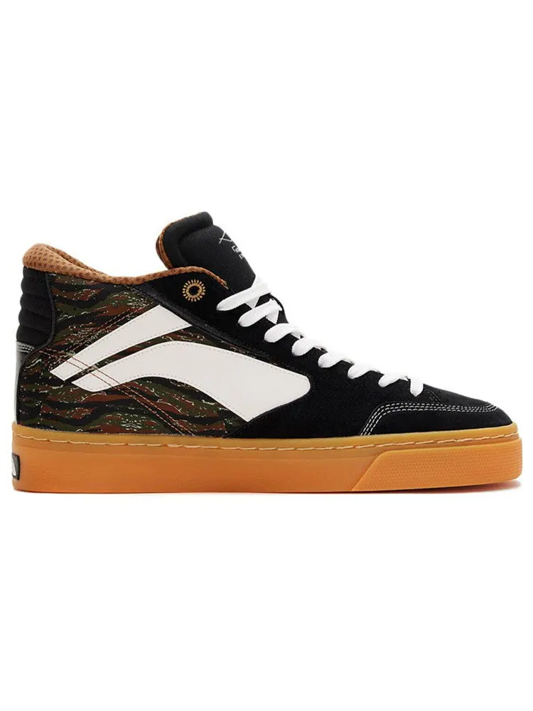 Кеды Li-Ning 180 Cozy Skateboarding Shoes Black Camouflage — изображение 2 из 5
