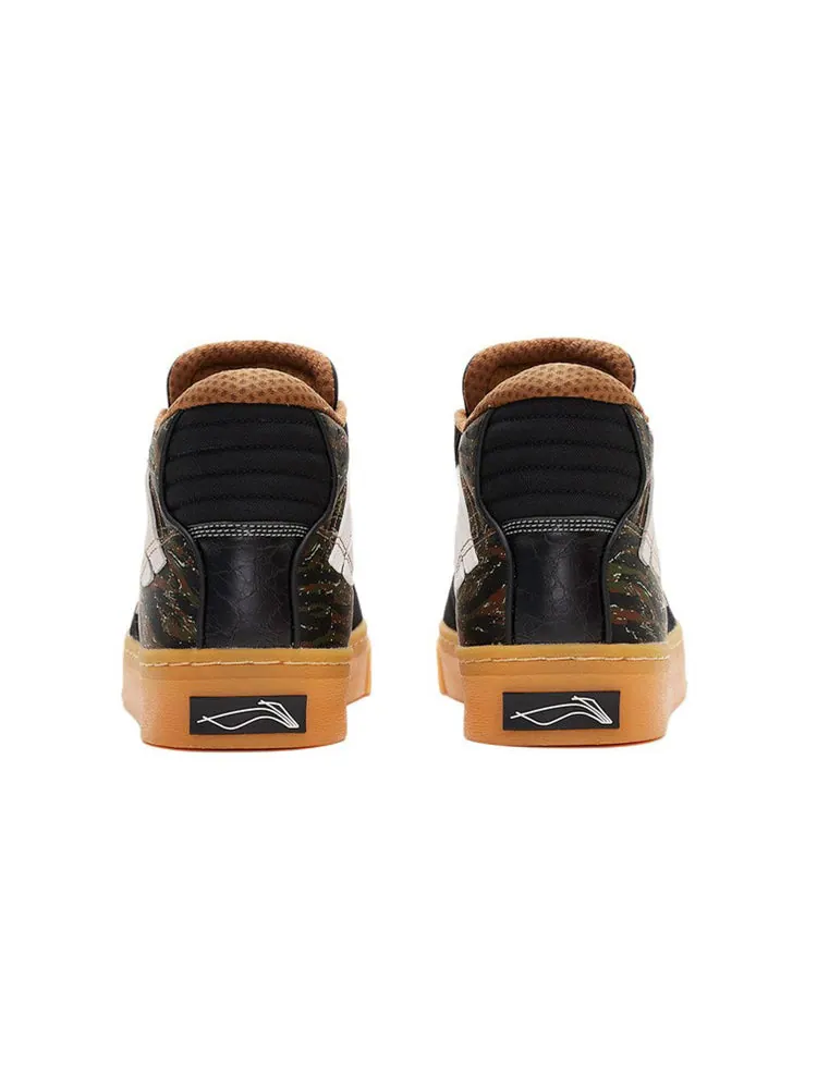 Кеды Li-Ning 180 Cozy Skateboarding Shoes Black Camouflage — изображение 4 из 5