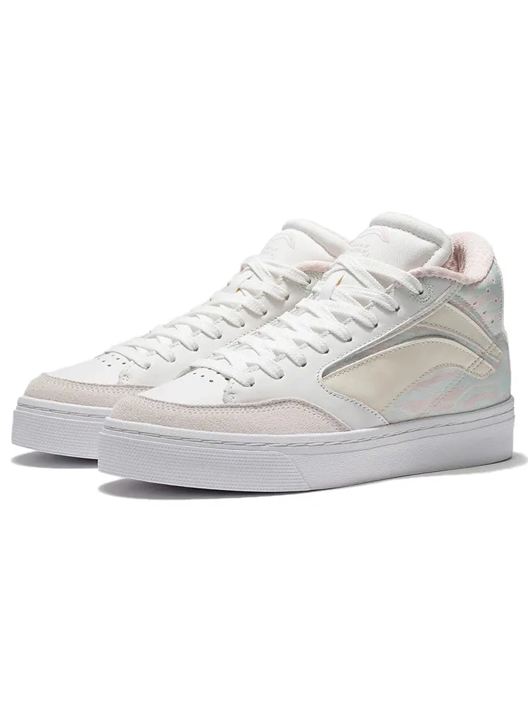 Кеды (WMNS) Li-Ning 180 Cozy Skateboarding Shoes Camouflage — изображение 3 из 7, белый
