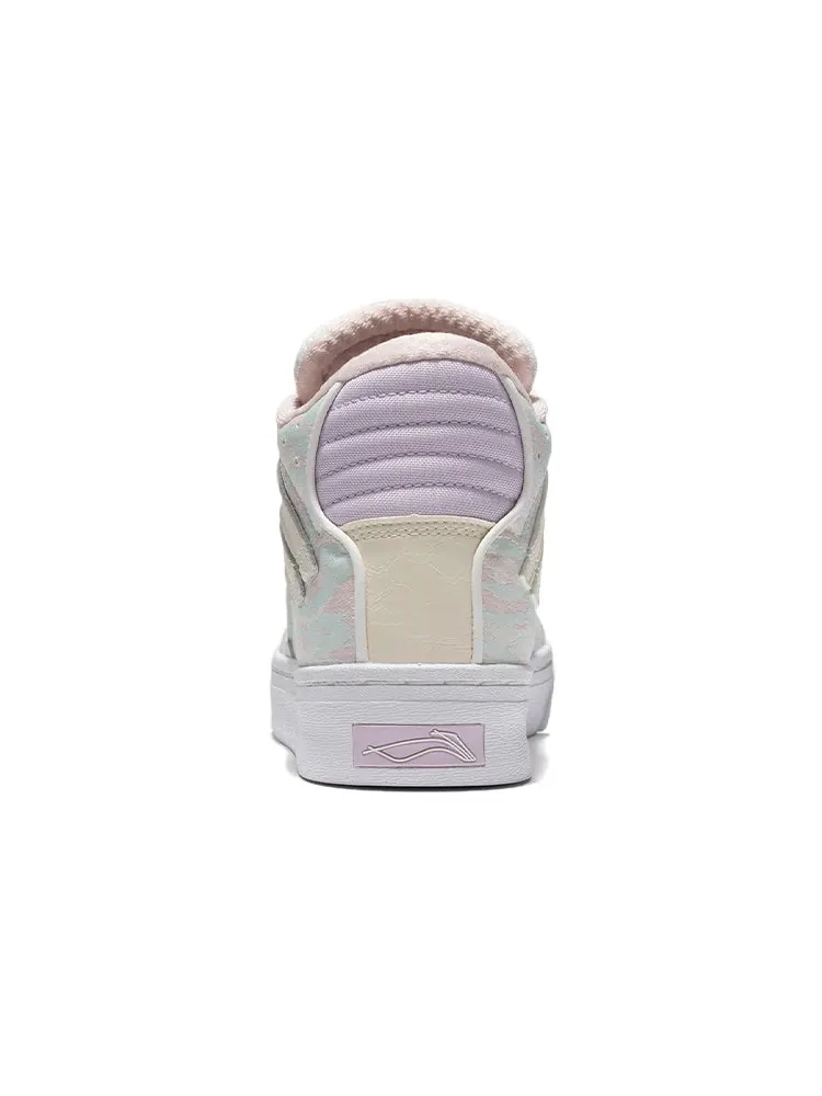 Кеды (WMNS) Li-Ning 180 Cozy Skateboarding Shoes Camouflage — изображение 6 из 7, белый