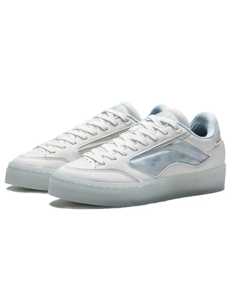 Кеды (WMNS) Li-Ning 180 Low Cozy Skateboarding Shoes Frost White — изображение 3 из 5, белый