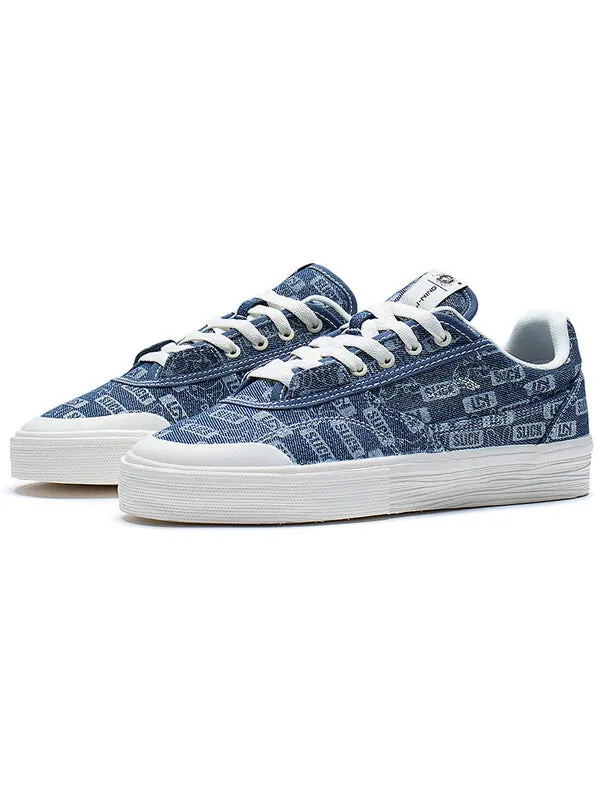 Кроссовки wave pro low x og_slick 50 50 Li-Ning — изображение 3 из 4, синий/белый