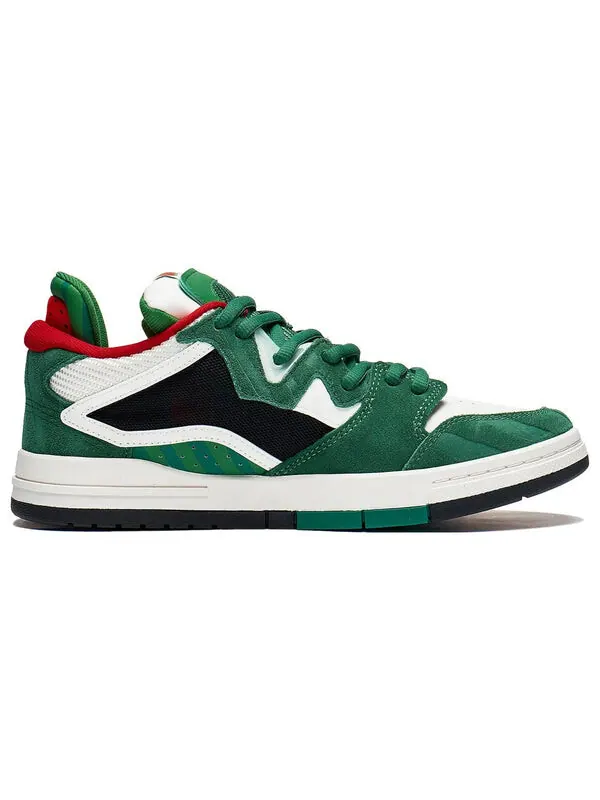 Кроссовки волна про Li-Ning — изображение 2 из 3, зеленый/красный/черный