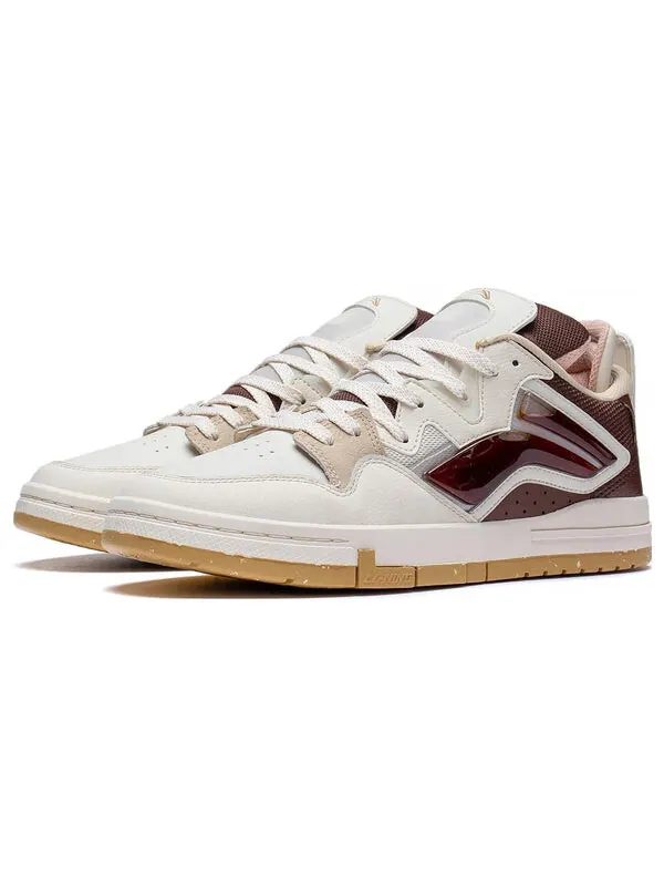 Кроссовки волна про Li-Ning — изображение 3 из 4, белый/серый/коричневый