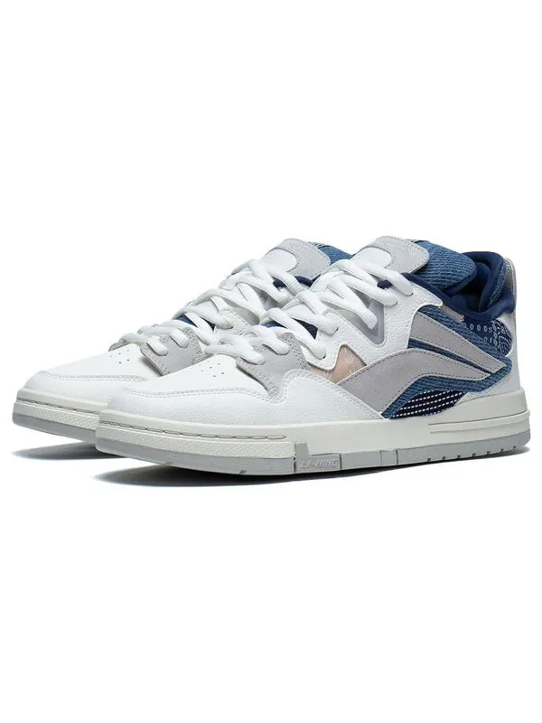 Кроссовки волна про Li-Ning — изображение 3 из 4, белый/серый/синий