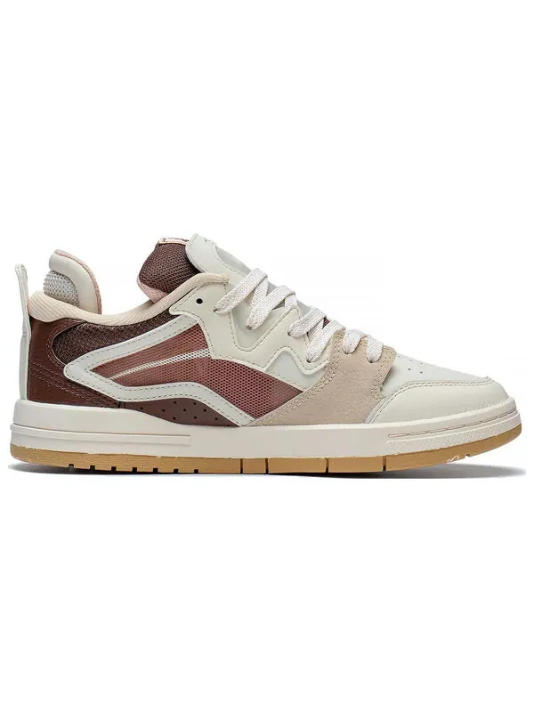 Кроссовки волна про Li-Ning — изображение 2 из 4, белый/серый/коричневый
