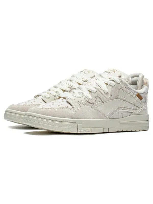 Кроссовки Wave Pro Skate Shoes Li-Ning — изображение 3 из 4, кремовый белый/розовый