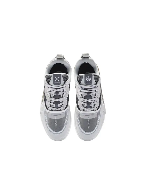 Кроссовки ellington скейтбординг обувь Li-Ning — изображение 4 из 4, серый/белый