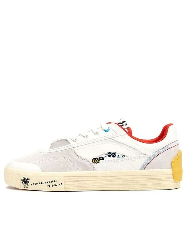 Кроссовки steven harrington x ollie skate shoes Li-Ning — изображение 1 из 4, белый/красный/серый