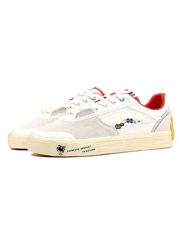 Кроссовки steven harrington x ollie skate shoes Li-Ning — изображение 3 из 4, белый/красный/серый