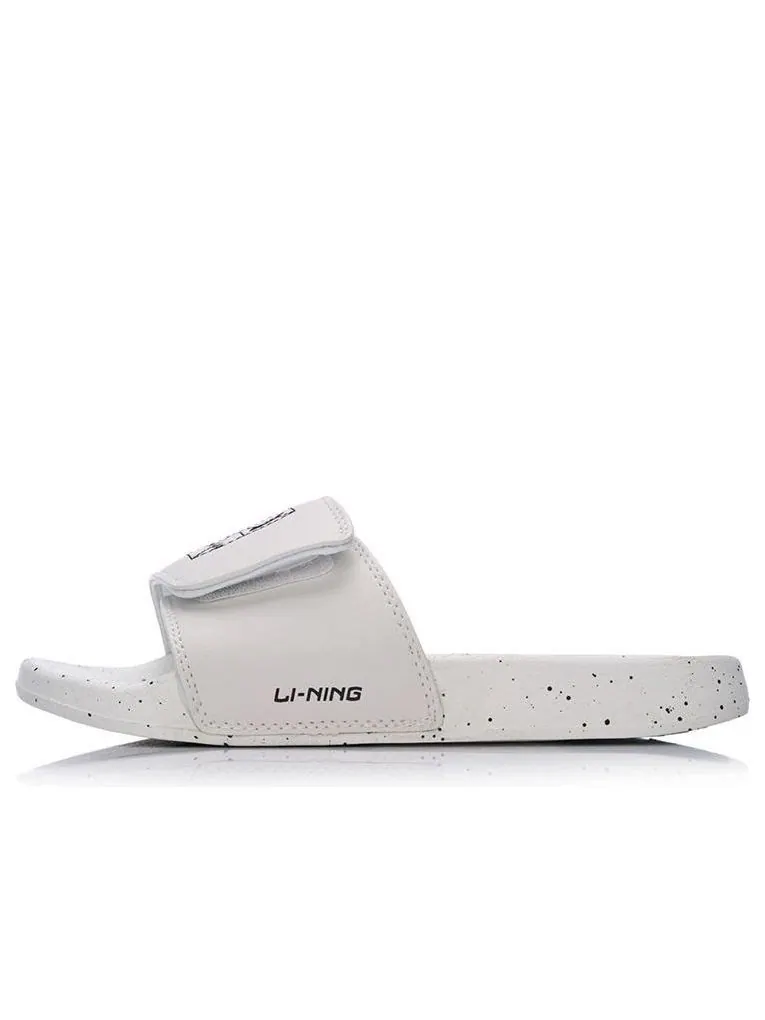 Слипоны Li-Ning Sport Slides 'White' AGAM007-1 — изображение 1 из 6, белый