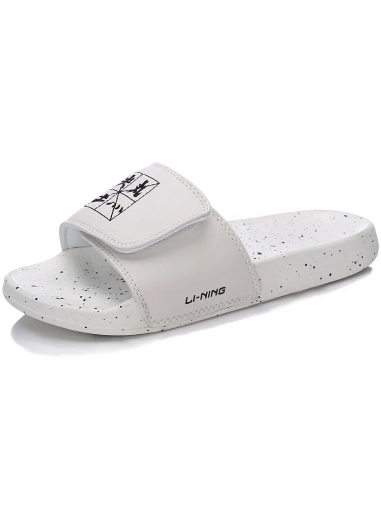 Слипоны Li-Ning Sport Slides 'White' AGAM007-1 — изображение 2 из 6, белый