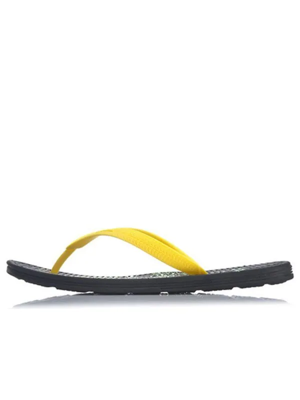 Тапочки disney crossover ln floper colorblock casual yellow black flip-flops Li-Ning — изображение 1 из 4, мульти