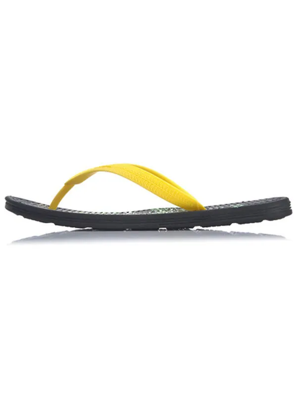 Тапочки disney crossover ln floper colorblock casual yellow black flip-flops Li-Ning — изображение 2 из 4, мульти