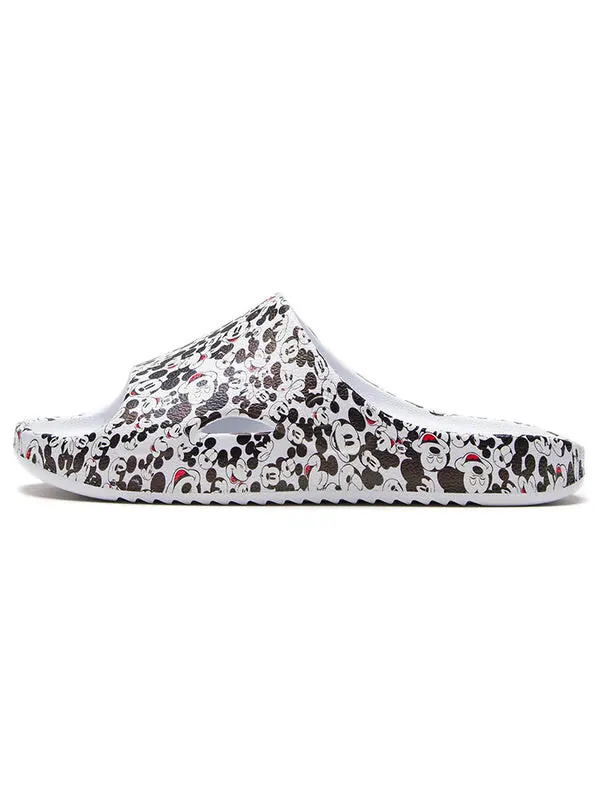 Тапочки disney x casual fashion mickey slippers 'standard white black' Li-Ning — изображение 2 из 4, белый/черный