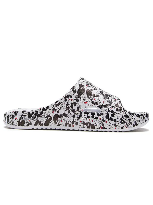 Тапочки disney x casual fashion mickey slippers 'standard white black' Li-Ning — изображение 3 из 4, белый/черный
