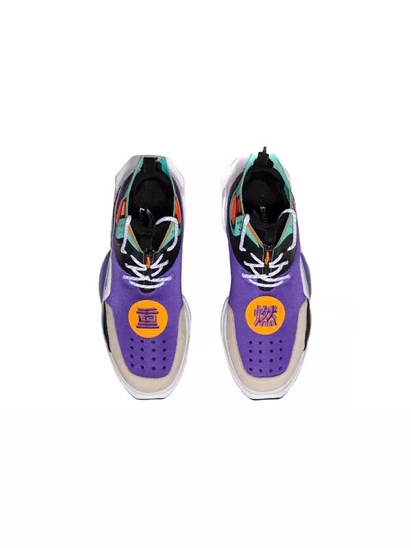 Кроссовки культура обувь Li-Ning — изображение 4 из 4, фиолетовый/зеленый