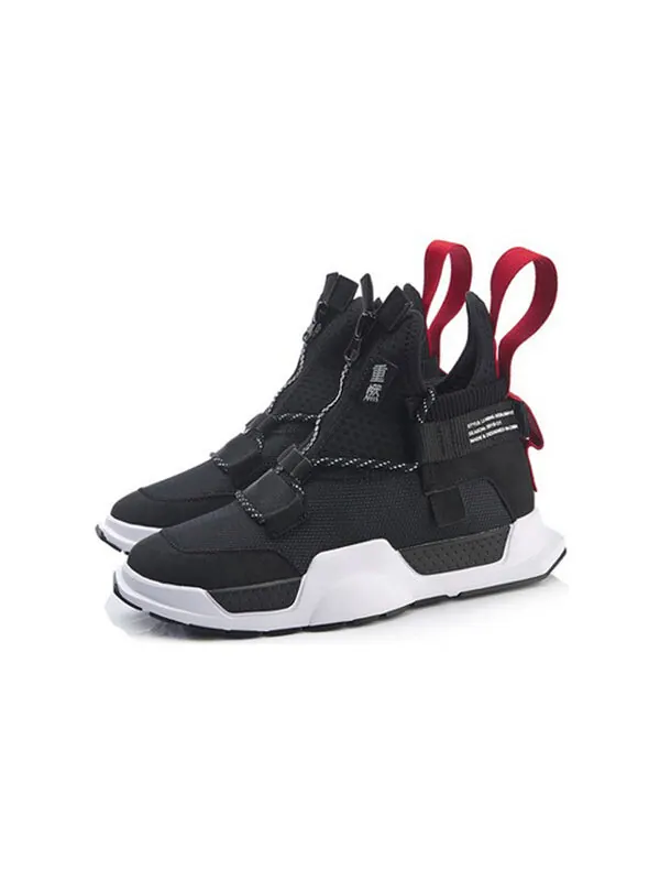 Кроссовки reburn mid Li-Ning — изображение 3 из 4, черный / белый