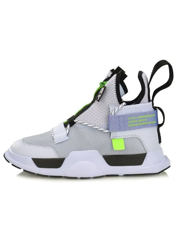 Кроссовки reburn v2 x неделя моды в нью-йорке Li-Ning — изображение 1 из 4, серый/белый