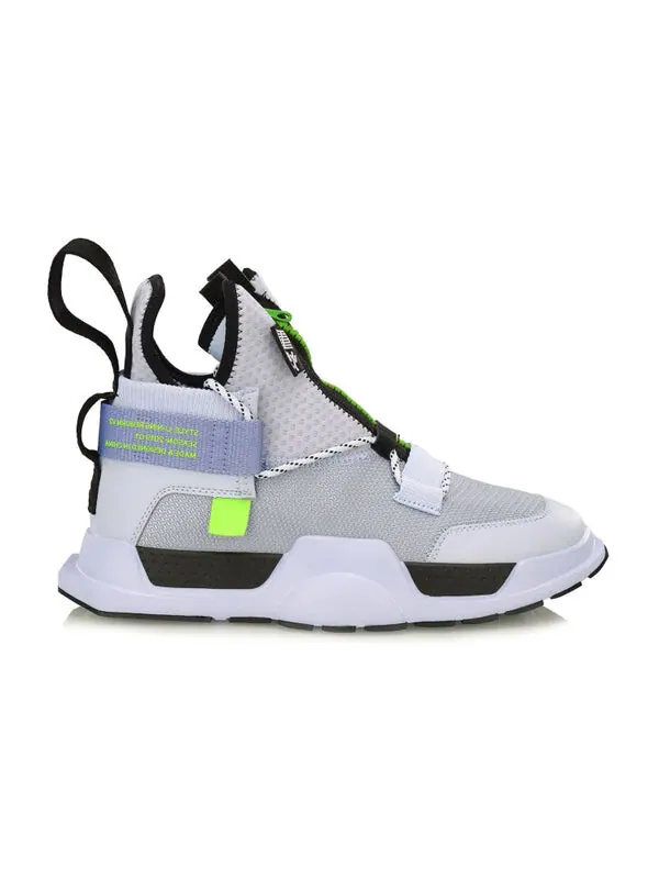 Кроссовки reburn v2 x неделя моды в нью-йорке Li-Ning — изображение 2 из 4, серый/белый