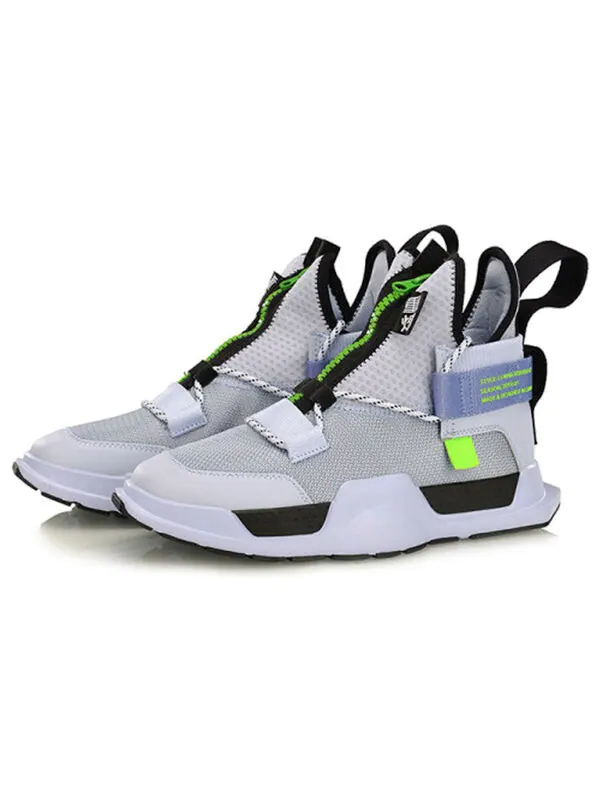 Кроссовки reburn v2 x неделя моды в нью-йорке Li-Ning — изображение 3 из 4, серый/белый