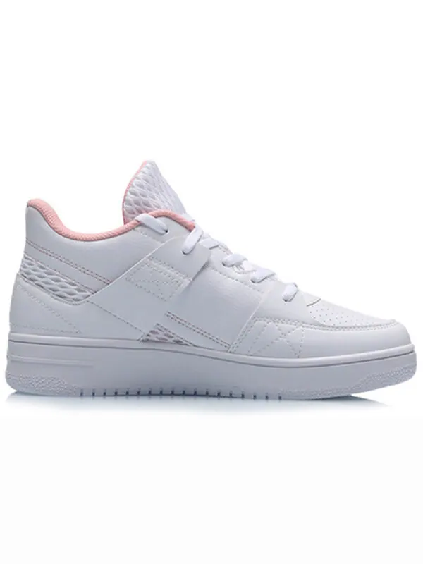 Кроссовки классические скейтбординг низкие Li-Ning — изображение 2 из 4, розовый белый