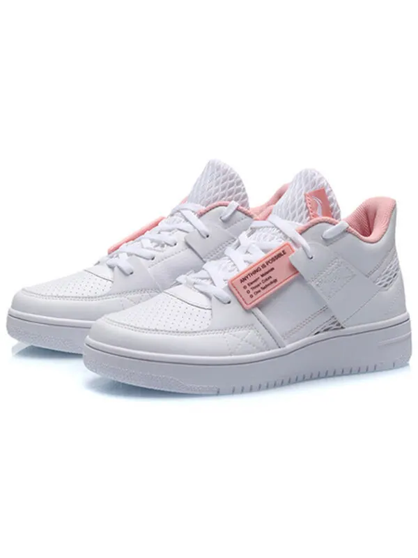 Кроссовки классические скейтбординг низкие Li-Ning — изображение 3 из 4, розовый белый