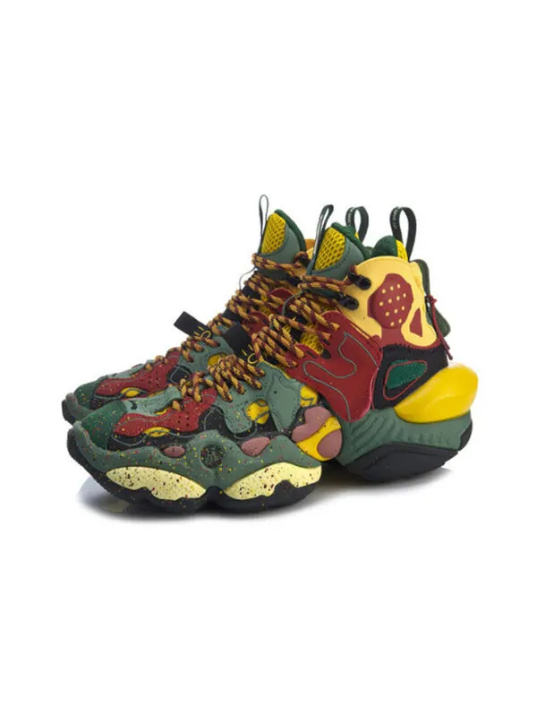 Кроссовки 2019 года на неделе моды в Нью-Йорке 2020 года ace Li-Ning — изображение 3 из 4, зеленый