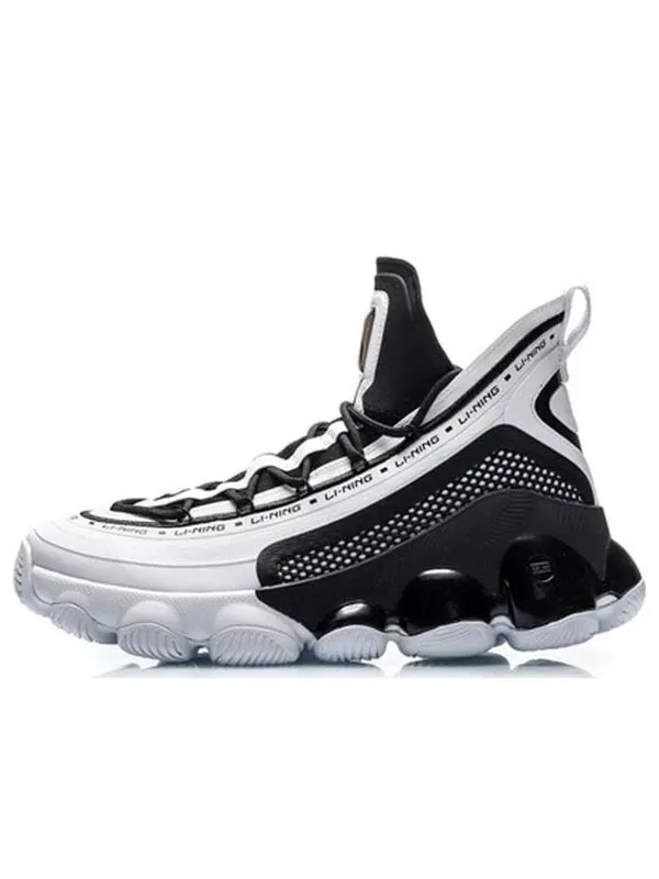 Кроссовки классические баскетбольные средние Li-Ning — изображение 1 из 4, черный / белый
