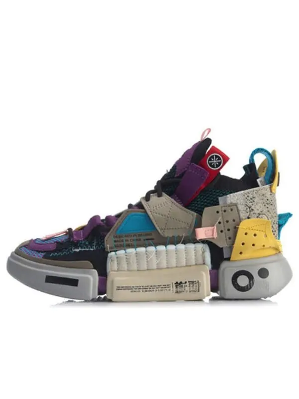 Кроссовки (WMNS) Li-Ning Ace Low 'Multicolor Grey' — изображение 1 из 4, мульти