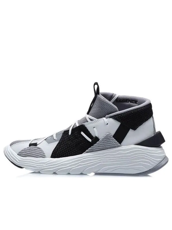 Кроссовки кунг-фу зимняя спортивная обувь Li-Ning — изображение 1 из 4, серый/черный/белый