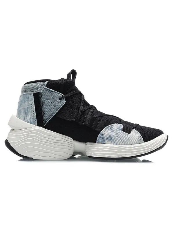Кроссовки x jackie chan essence kungfu winterized Li-Ning — изображение 3 из 4, черный/серый/бежевый