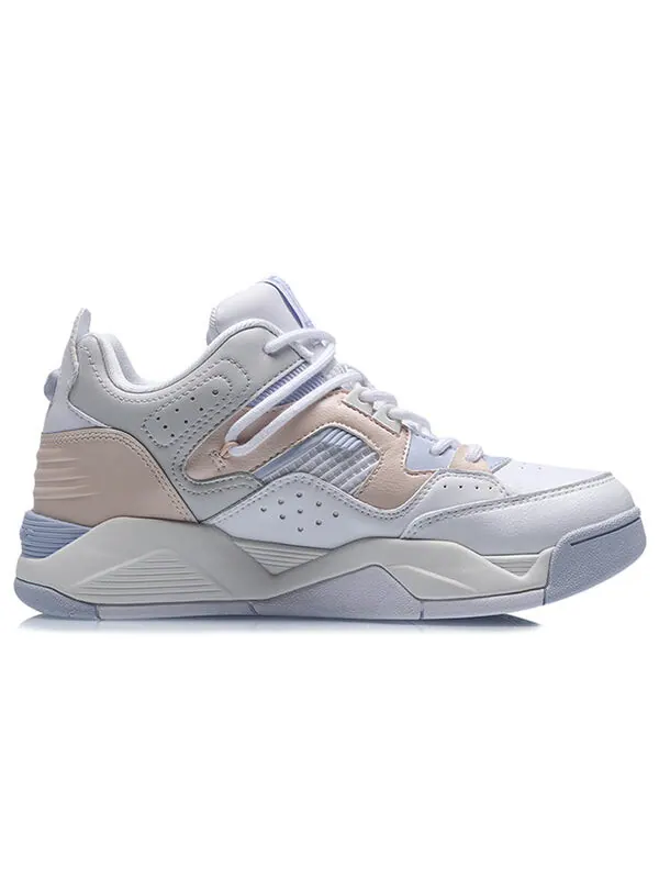 Кроссовки повседневные баскетбольные кроссовки Li-Ning — изображение 2 из 4, белый/синий/розовый