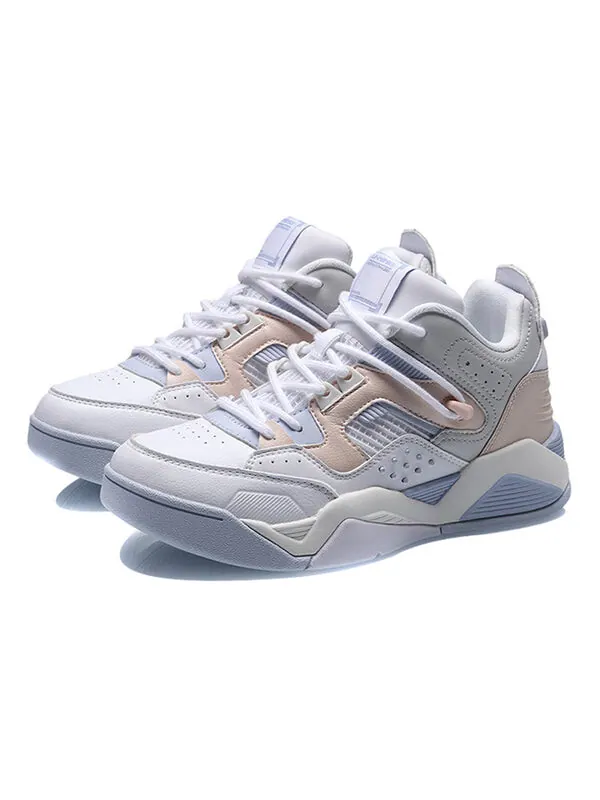 Кроссовки повседневные баскетбольные кроссовки Li-Ning — изображение 3 из 4, белый/синий/розовый