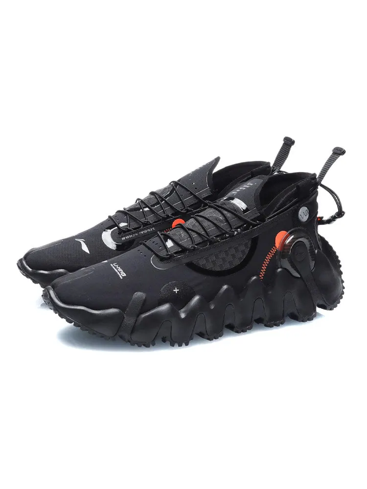 Кроссовки Li-Ning WuXing 2 Paris Fashion Week 'Black Orange' — изображение 4 из 6, черный