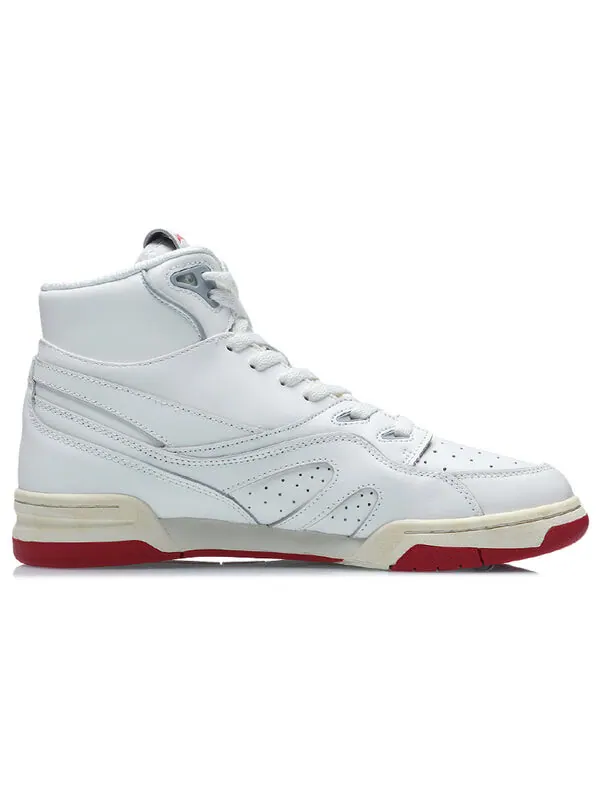 Кроссовки 937 deluxe hi Li-Ning — изображение 3 из 4, белый/красный