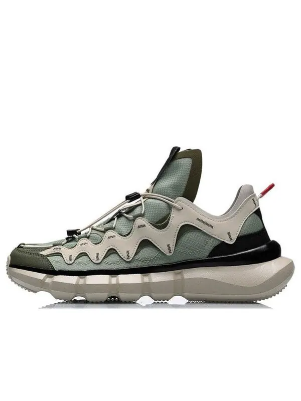 Кроссовки essence 2.3 lite Li-Ning — изображение 1 из 4, серый/зеленый