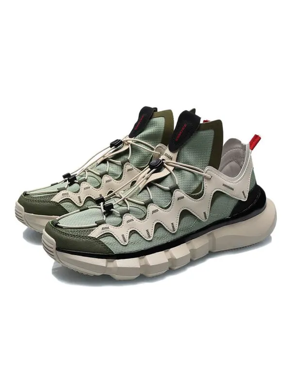 Кроссовки essence 2.3 lite Li-Ning — изображение 3 из 4, серый/зеленый