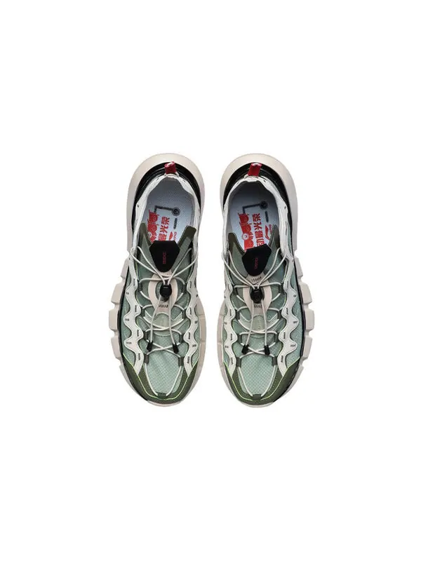 Кроссовки essence 2.3 lite Li-Ning — изображение 4 из 4, серый/зеленый