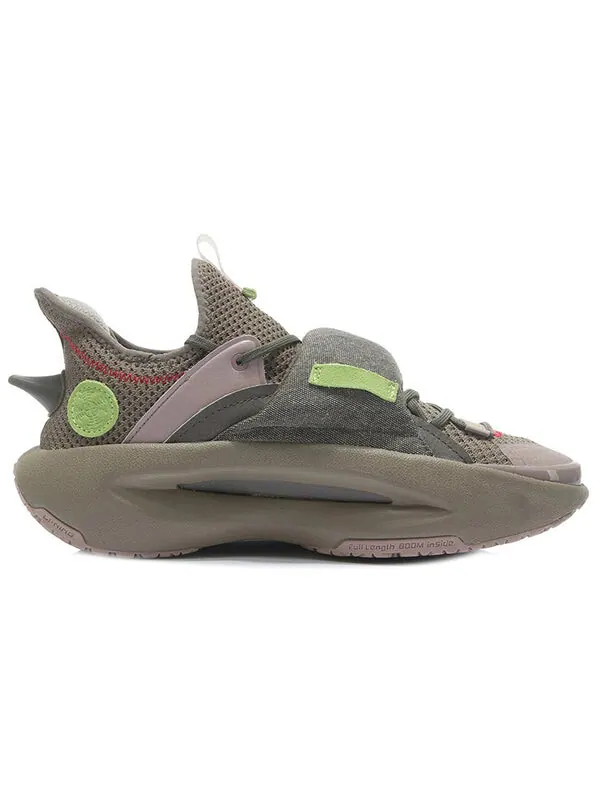 Кроссовки yunyou Li-Ning — изображение 2 из 4, серый/зеленый