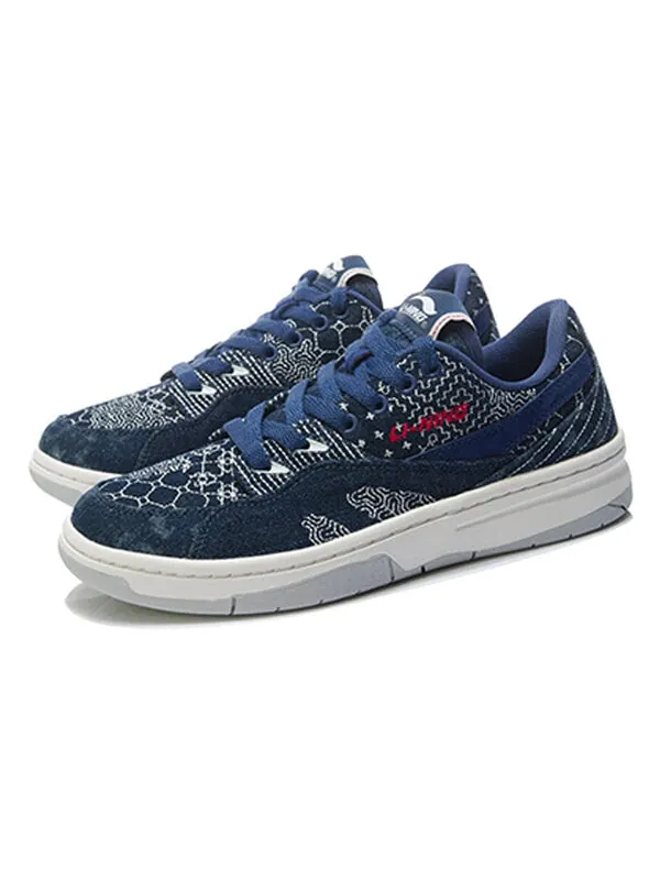 Кроссовки 937 deluxe низкие Li-Ning — изображение 3 из 4, темно-синий/белый