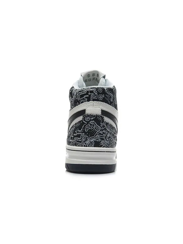 Кроссовки 937 deluxe hi Li-Ning — изображение 4 из 4, белый/черный
