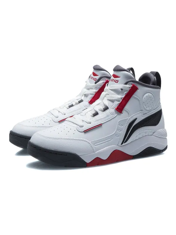 Кроссовки баскетбольные кроссовки Li-Ning — изображение 3 из 4, белый/черный/красный