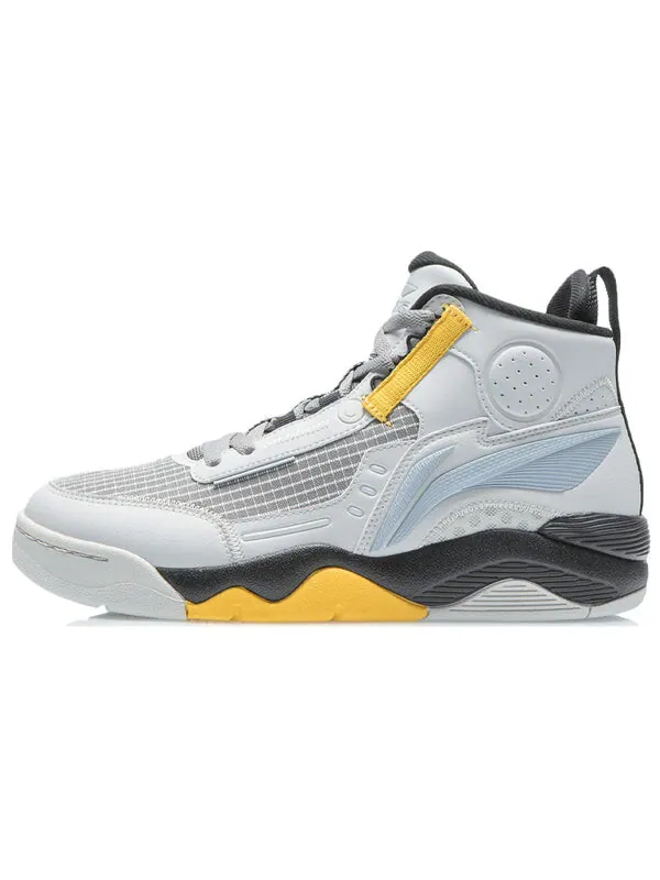 Кроссовки баскетбольные кроссовки Li-Ning — изображение 2 из 4, серый/желтый/черный