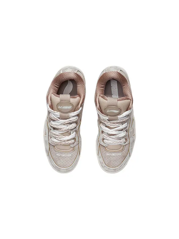 Кроссовки 937 deluxe sp низкие Li-Ning — изображение 3 из 4, коричневый/белый
