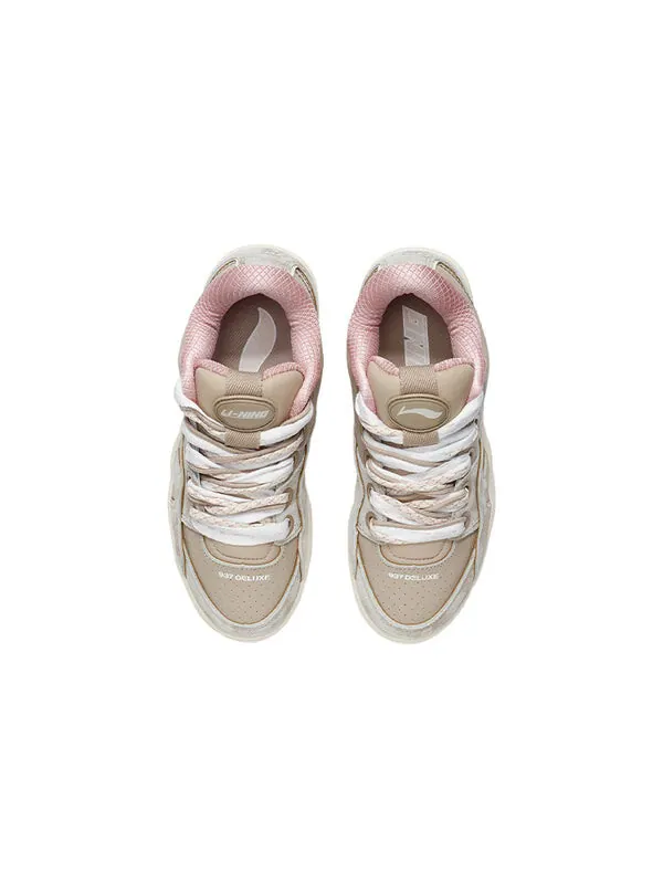 Кроссовки 937 deluxe sp низкие Li-Ning — изображение 3 из 4, коричневый/белый