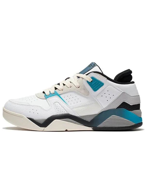Кроссовки повседневные баскетбольные кроссовки низкие Li-Ning — изображение 2 из 4, белый/синий