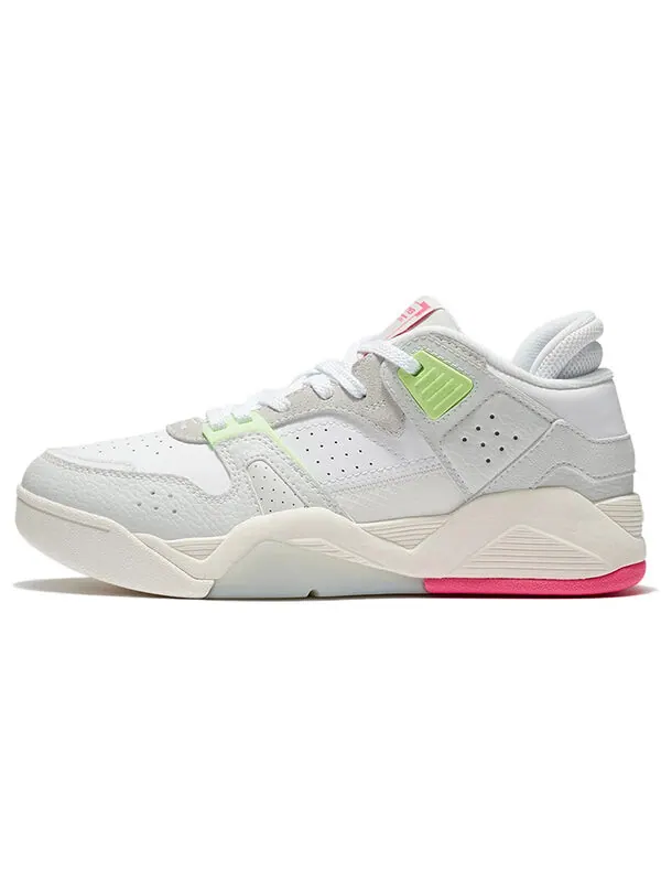 Кроссовки повседневные баскетбольные кроссовки Li-Ning — изображение 2 из 4, серый/зеленый/розовый